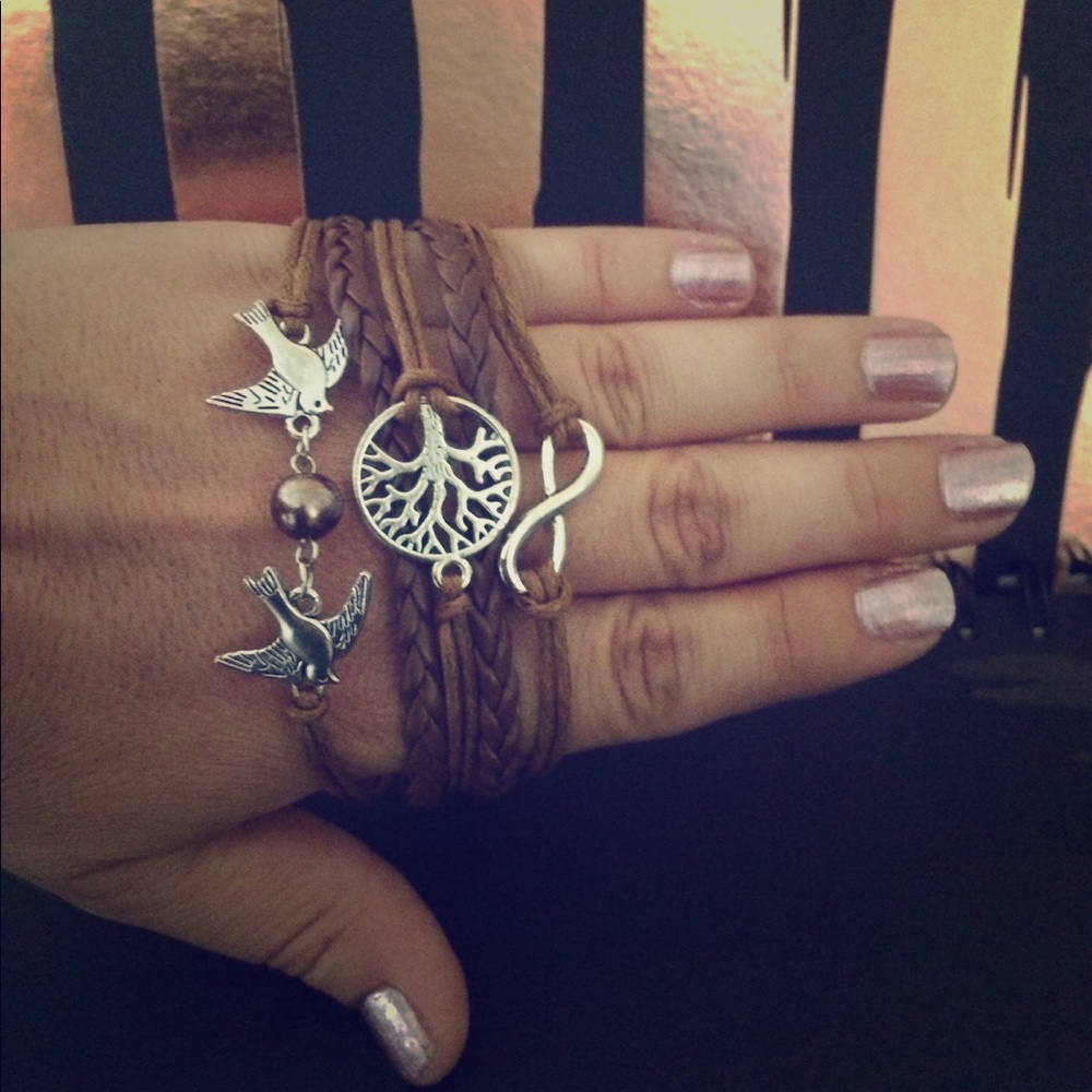 B2G2 Free Infinity Bird Tree Of Life Bracelet